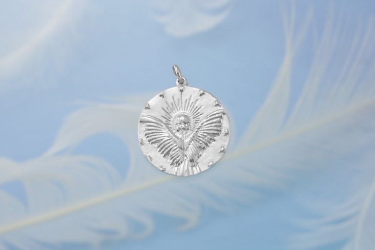 Guardian Angel Sterling Silver Charm Create Heaven