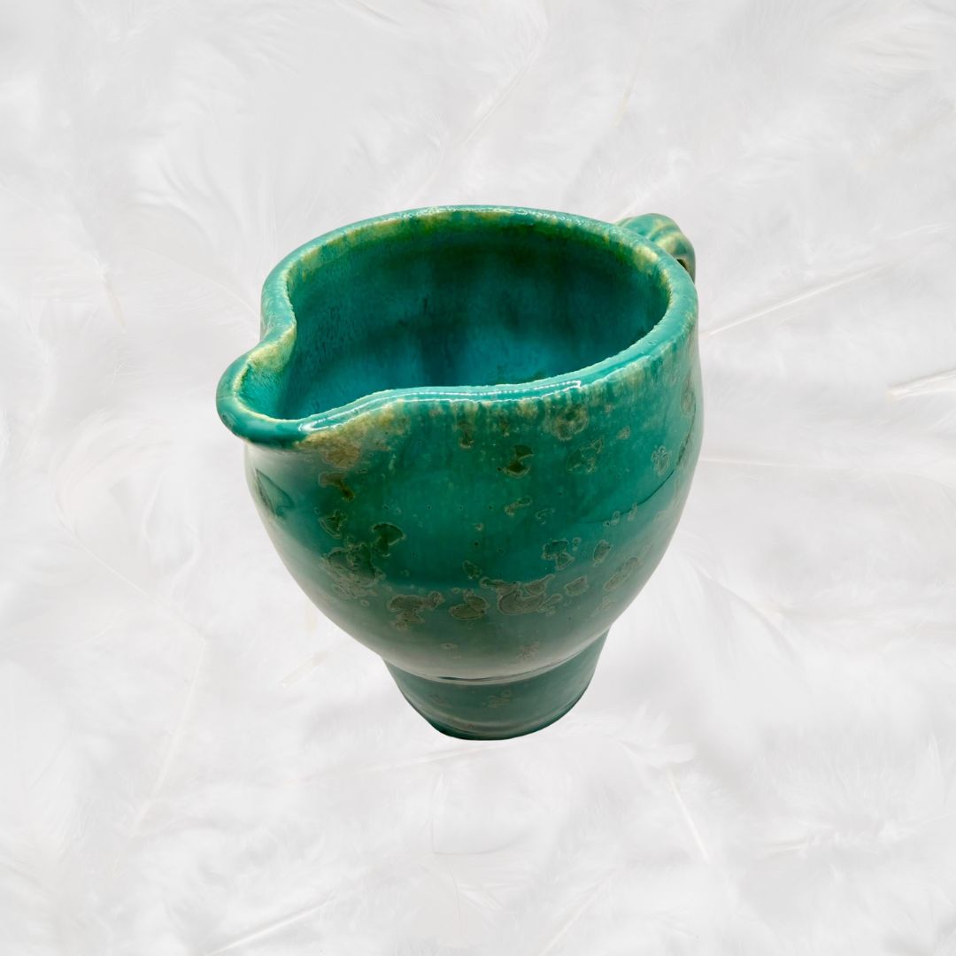 Small pitcher crystalline glaze